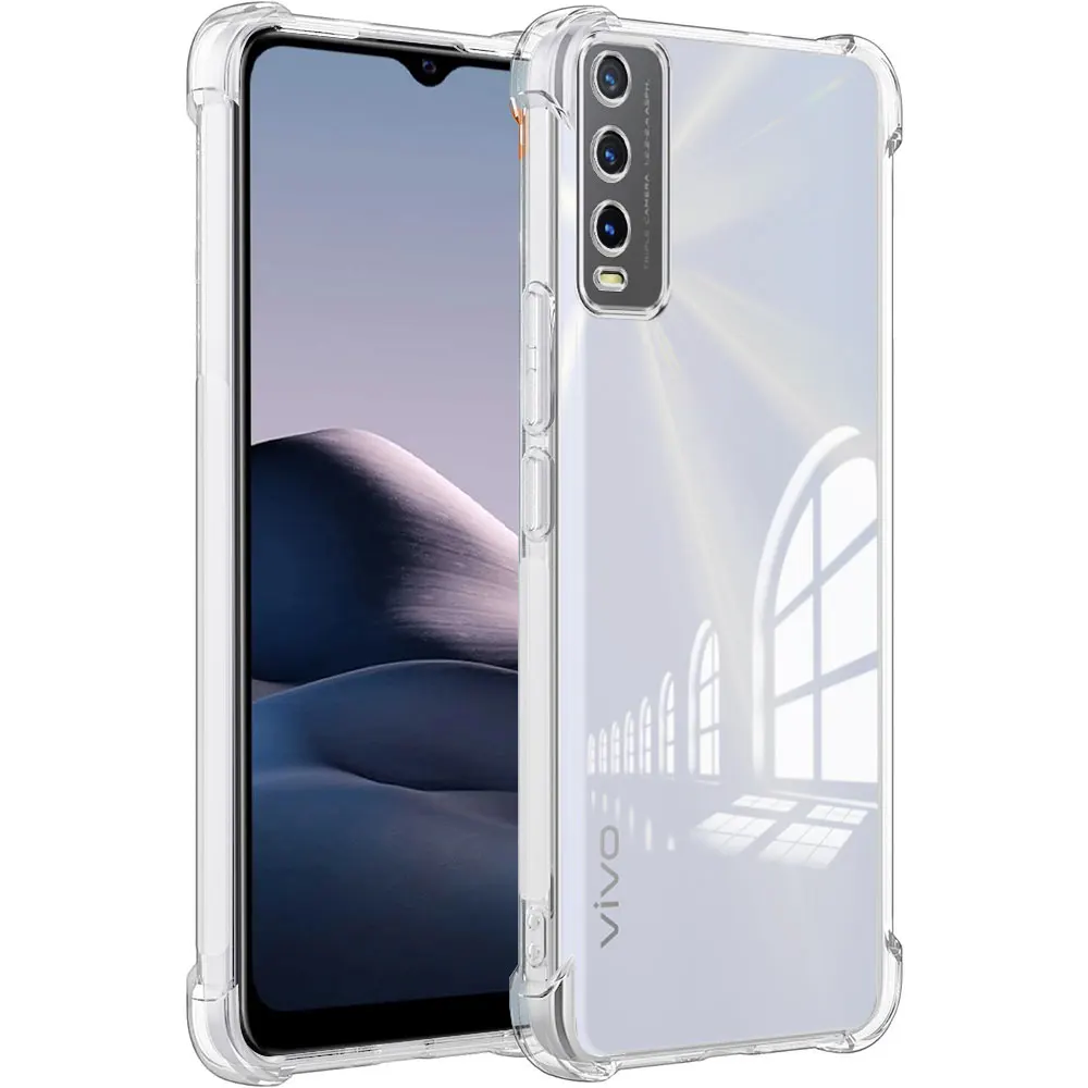 Funda de teléfono para Vivo V2026 V2029, funda transparente de TPU suave de silicona, Airbag, parachoques a prueba de golpes para Vivo V2029, funda trasera - imagen 4