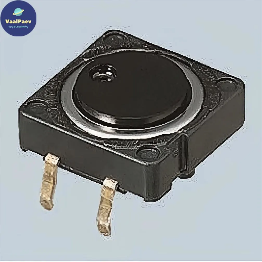 SKHCBFA010 ALPS, 10 piezas, 12x12x4,3, en línea, vertical, 1.27N, interruptor de botón, serie TACT - imagen 2