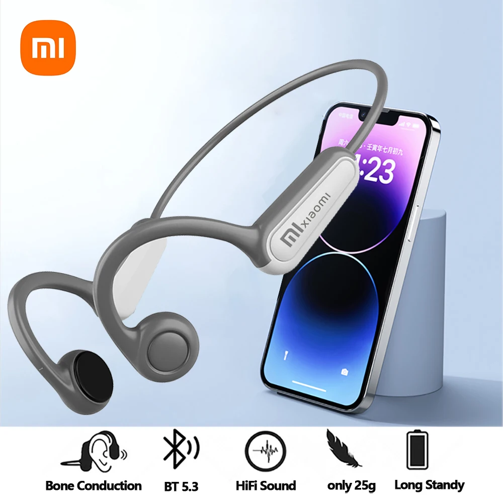 Xiaomi Ture-auriculares de conducción ósea, inalámbricos por Bluetooth, deportivos, resistentes al agua, con micrófono, para entrenamiento, correr y conducir