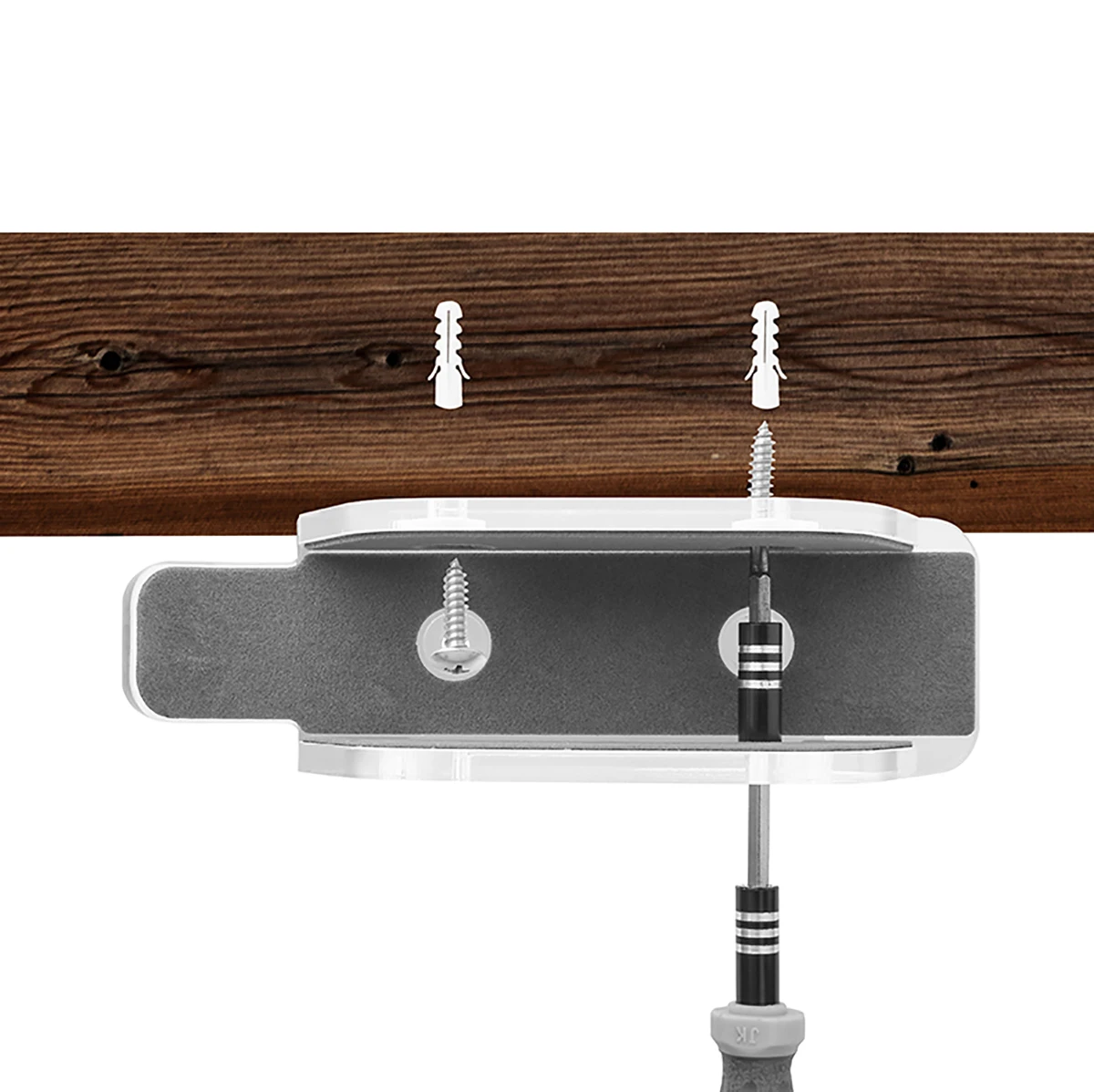 Soporte acrílico para Mac Mini 2023, soporte montado en la pared, soporte de escritorio para Mac Mini, estante de almacenamiento - imagen 5