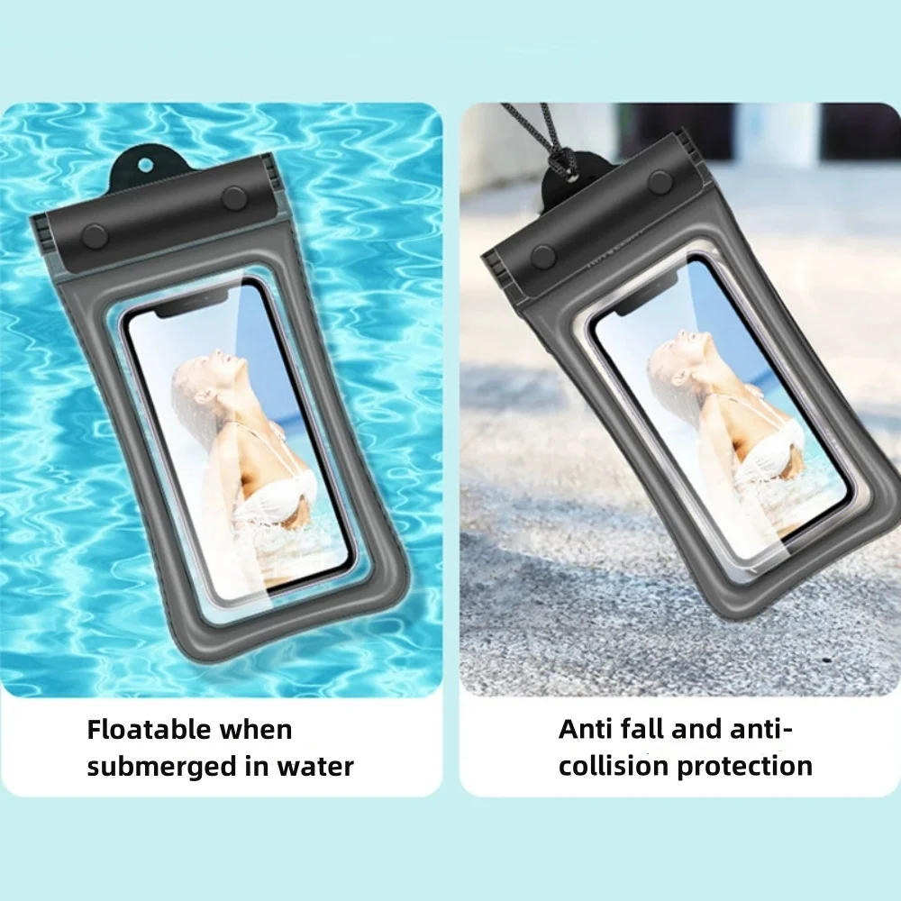 Funda de teléfono Universal impermeable IPX8 para iPhone 15 14 13 12 11 Pro Max X Xiaomi 13 Samsung S23 Ultra accesorios de cubierta de natación - imagen 5