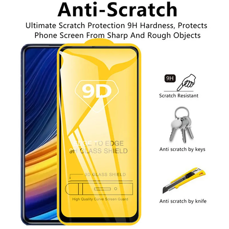 Vidrio templado 9D para Samsung A53 5G S23 S21 S20 FE A52 A13 A54 A34 A33 A51 A32 A22 A21s A72 A71 S22 Plus Protector de pantalla - imagen 4