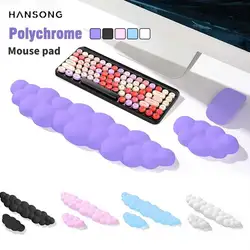 Reposamuñecas Teclado Cloud Viscoelástico Ergonómico Antideslizante