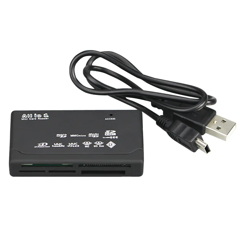 Lector de tarjetas USB 6 en 1, Micro SD extremo MMC Mini XD M2 MS DUO TF, visor de tarjeta de memoria, ordenador, tableta, portátil, adaptador de transferencia de datos - imagen 5