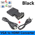 VGA to HDMI Black