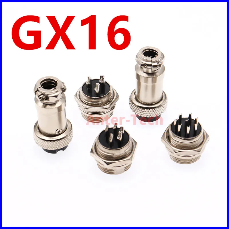 Conector Circular Aviación GX16 2Pin3pin4pin5pin6pin7pin8pin9pin10pin Diámetro Macho Hembra 16mm L73 RS765 DF16 M16 - imagen 2