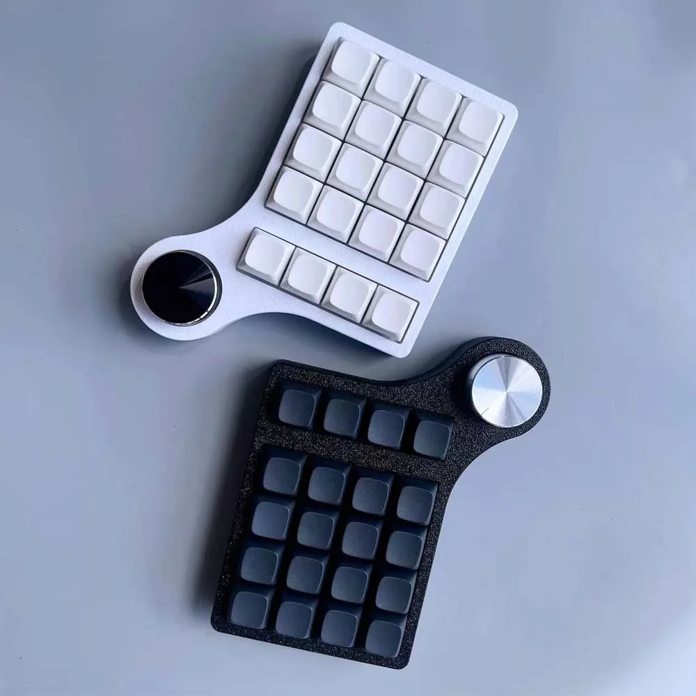 Hotswap BLE 2,4G 3 modos 21 teclas perilla Mini función suplementaria Teclado mecánico para juegos QMK VIAL totalmente programable - imagen 3