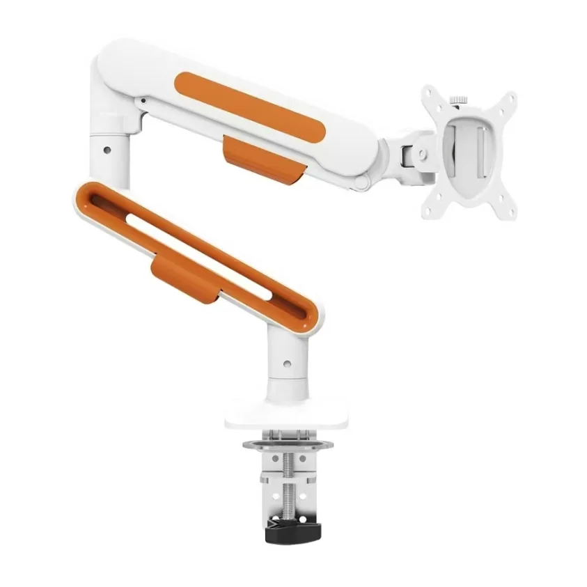D-MOUNT GT10 metal aluminio 2-10KG 13 "-32" monitor soporte de escritorio brazo de resorte de gas abrazadera giratoria de movimiento completo - imagen 2