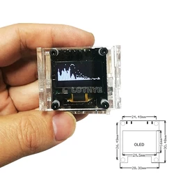 Medidor VU Estéreo OLED 0,96" para coche – Visualizador Audio