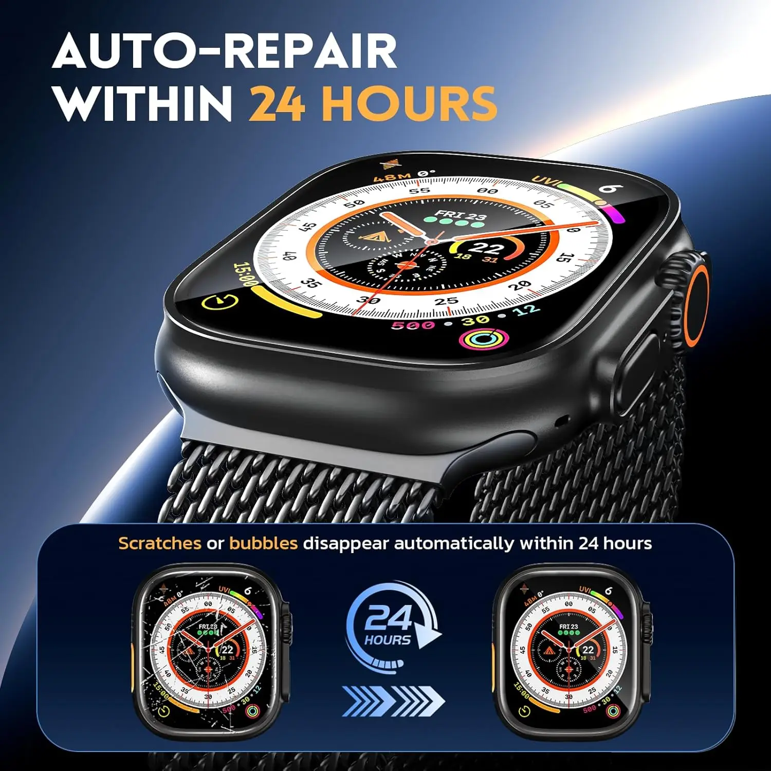 10 Uds. Protector de pantalla transparente de TPU suave para Apple Watch Ultra 3 SE 2 Series 11 10 9 46MM 42MM 49MM 45MM 41MM 44MM 40MM 46 42 49MM - imagen 5