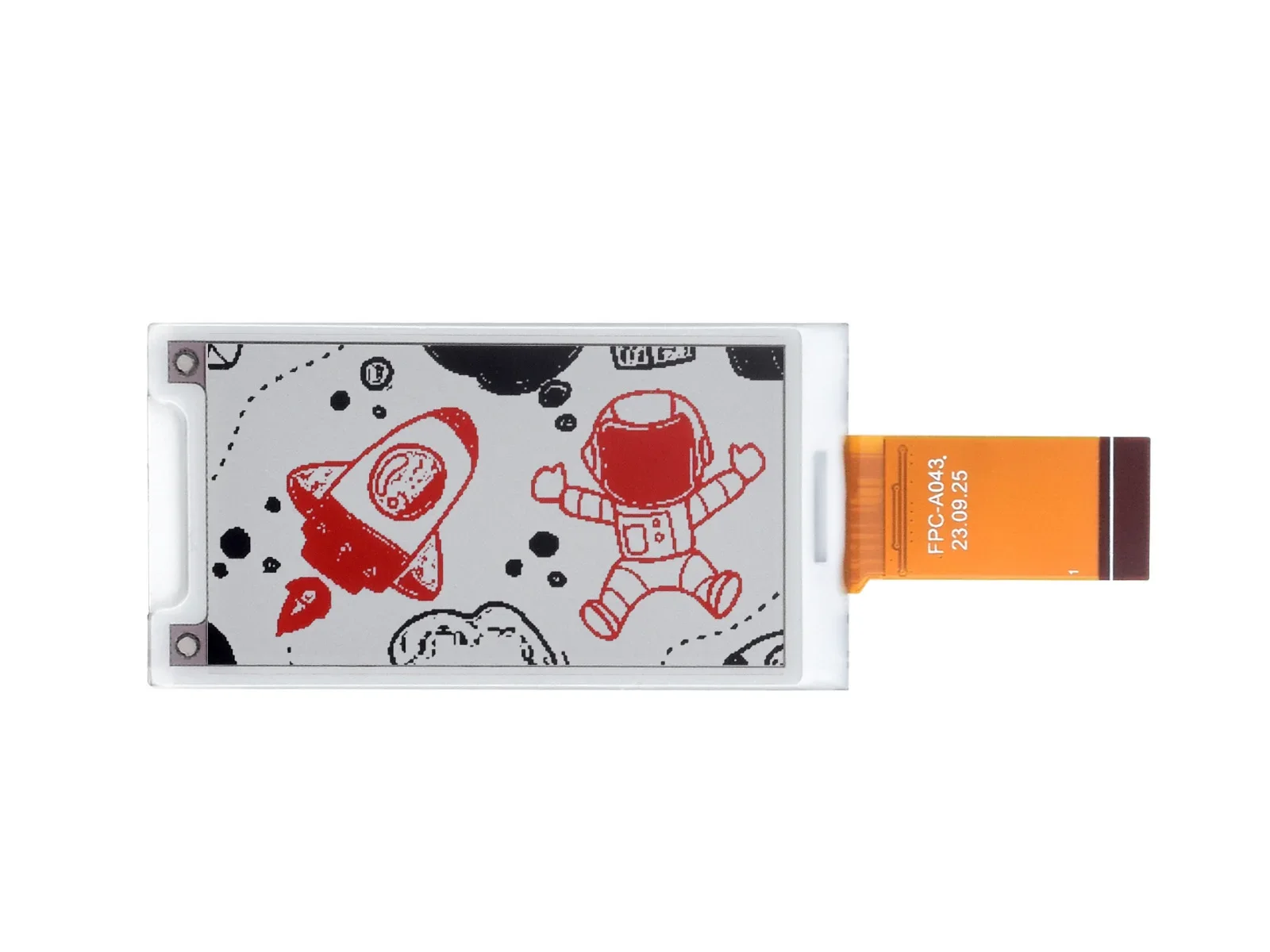 Pantalla de papel electrónico Original de 2,15 pulgadas (B), 296x160, rojo/negro/blanco, pantalla de tinta electrónica SPI para Raspberry Pi/Jetson Nano/RDK X3 - imagen 2