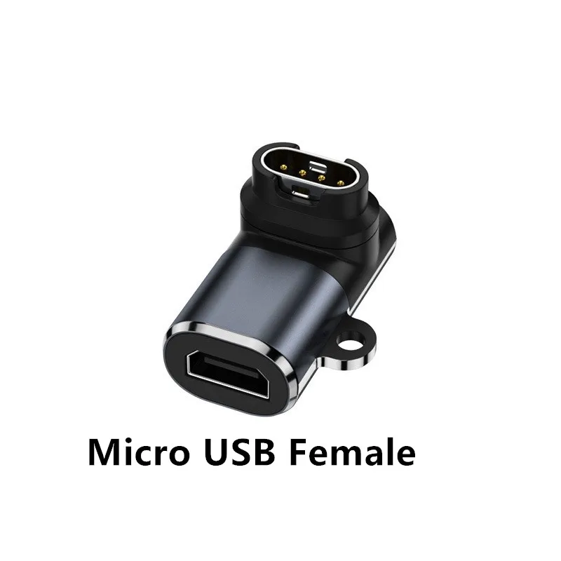 Adaptador de cargador USB-C para reloj Garmin, adaptador de Cable de carga USBC Garmin para Fenix 7 7S 7X 6 Pro Solar, Forerunner 965 955 265 - imagen 4