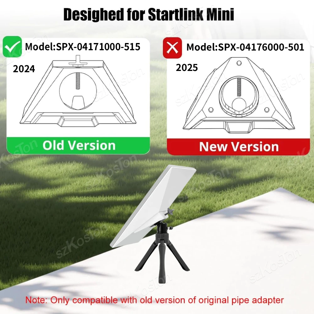 Soporte de trípode portátil para Starlink Mini versión antigua, instalación rápida ajustable, trípode de viaje al aire libre para RV, yate, Camper - imagen 2
