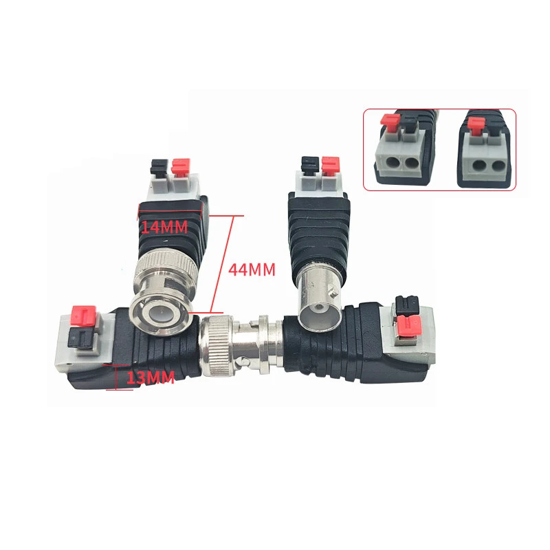 Conector BNC Q9 75-5 prensa para CCTV – Sin soldadura - imagen 4