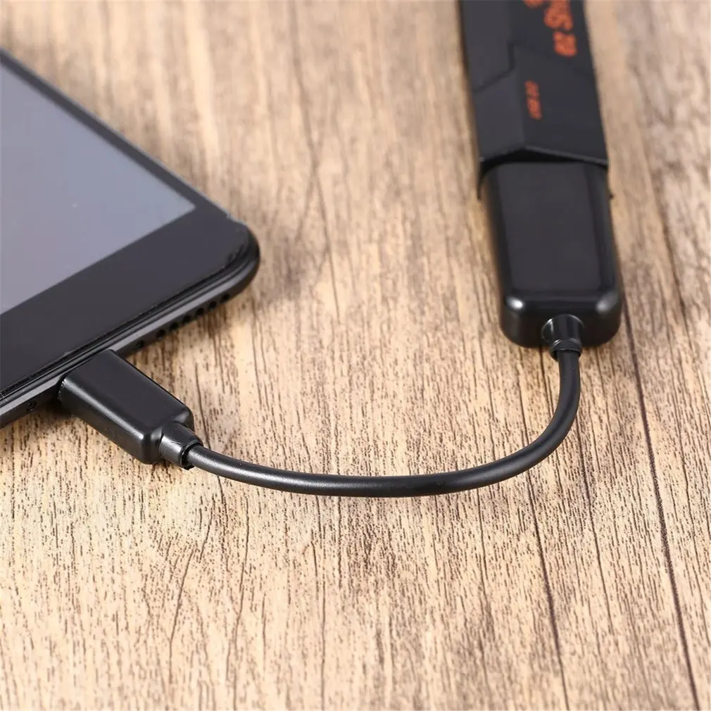 5/10 Uds Micro USB macho a hembra Cable USB OTG Mini Cable USB para tableta PC teléfono móvil MP4 negro Dropshipping al por mayor - imagen 4