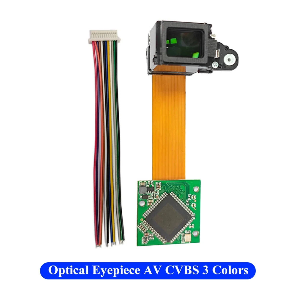 Visor de pantalla OLED de 0,39 pulgadas, módulo de micropantalla Monocular EVF de 1024x768 para imagen térmica, visión nocturna, entrada HDMI AV VGA