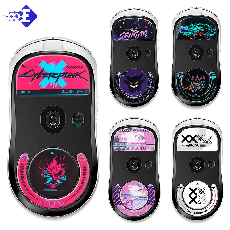 Patines de ratón de vidrio antideslizantes So Cool, alfombrilla de pies deslizantes, pegatina de pies de ratón para Logitech GPW2 g-pro GPW, pies de ratón de vidrio para juegos - imagen 2