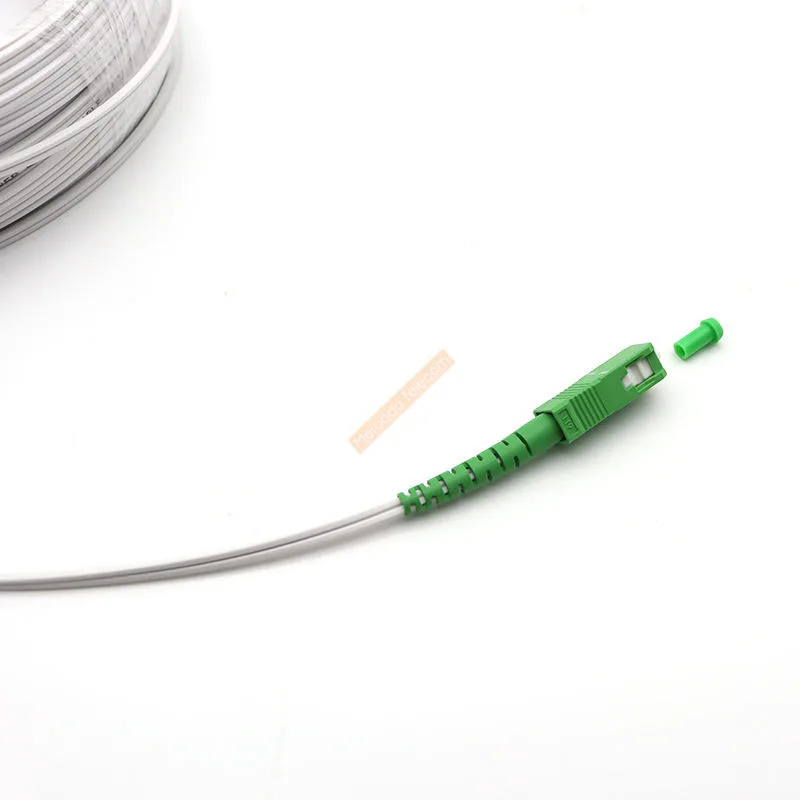 Cable de fibra óptica APC SC a SC, Cable de extensión interior de 1 núcleo, modo único óptico, Cable de parche de conversión simple, 3M/5M/10M/15M/20M/30M - imagen 3