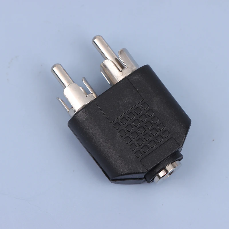 Conector de Audio estéreo hembra a 2 RCA macho, convertidor para altavoz de 3,5mm, 3,5mm, 1 unidad - imagen 4
