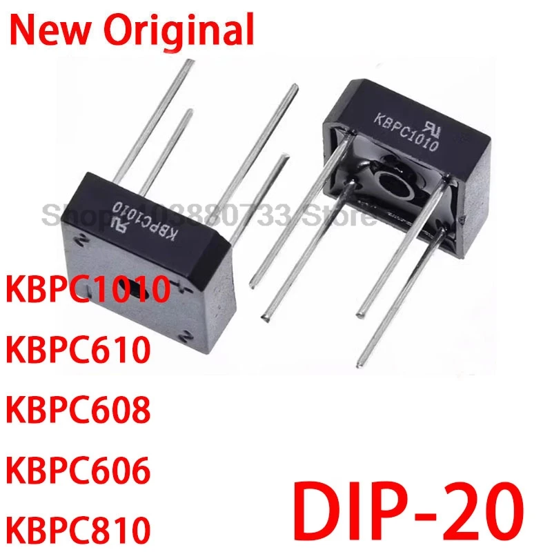 10 Uds 100% nuevo KBPC1010 KBPC610 KBPC608 KBPC606 KBPC810