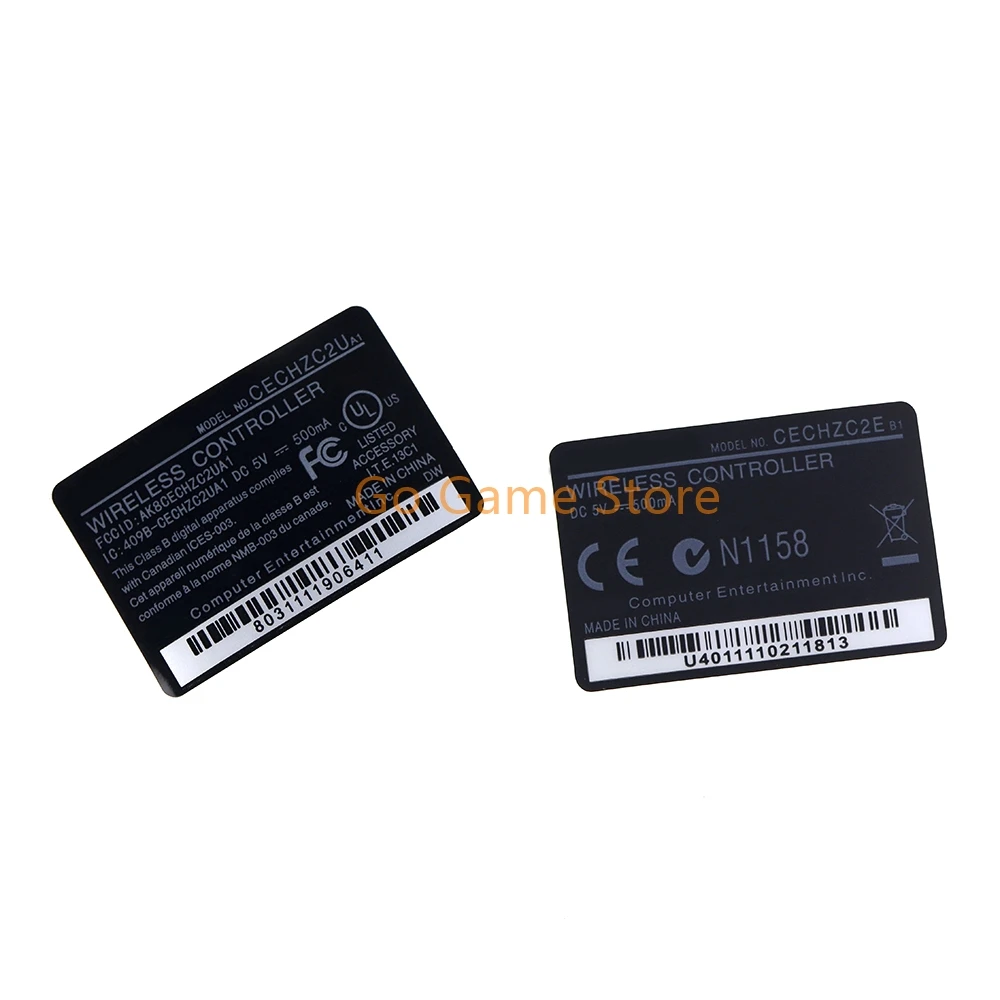 2 uds para PS3 etiqueta trasera carcasa pegatina sellos para Playstations 3 reemplazo del controlador de mango inalámbrico - imagen 4