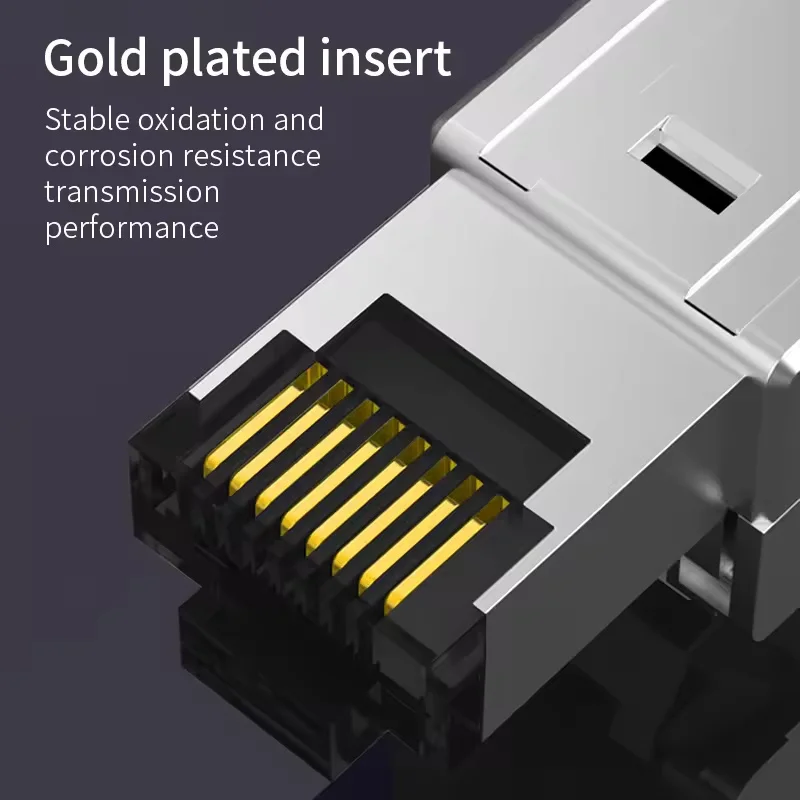 Cable de red RJ45 Cat8, 40Gbps, 2000MHz, S/FTP, Cable de doble escudo, enrutador de PS4, Cable de Internet CAT8 LAN, Cable de conexión Ethernet para ordenador - imagen 4