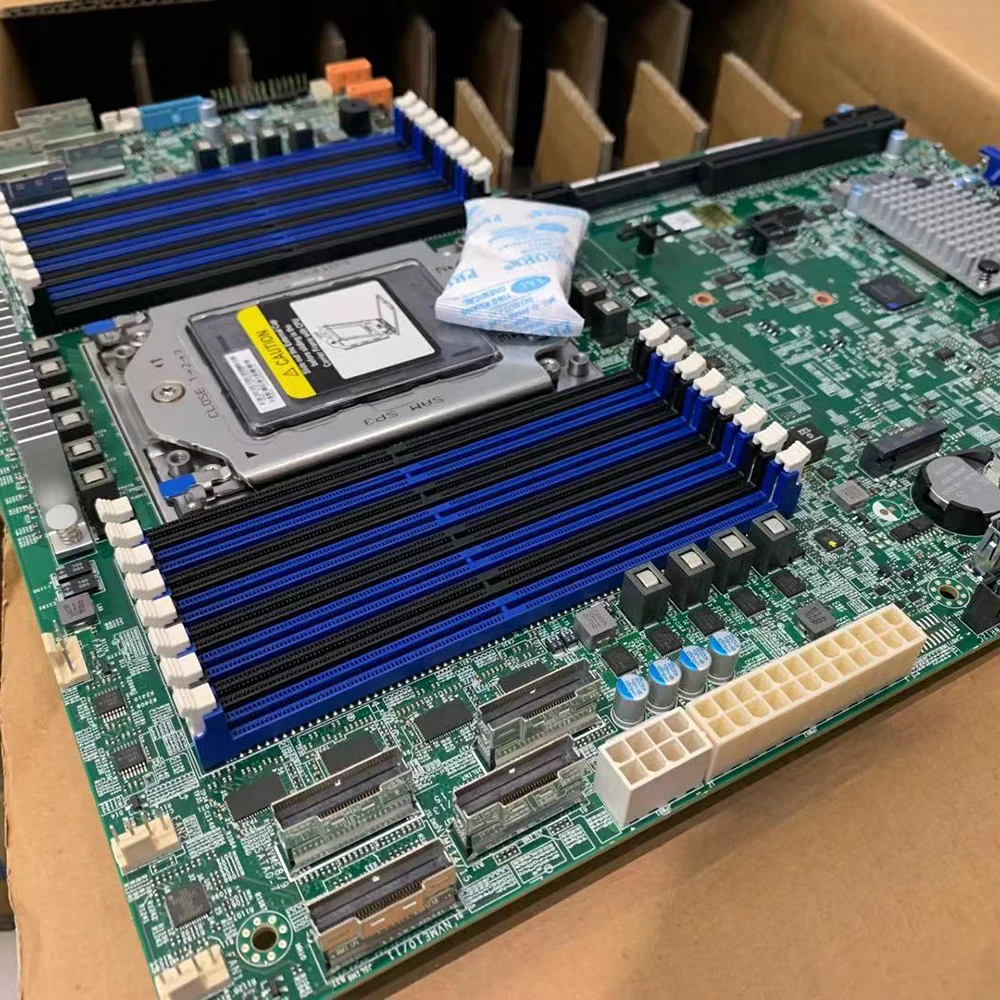 Para placa base Supermicro AMD soporte de un solo canal AMD1 generación 2 CPU REV: 2,0 placa base de servidor H11SSW-NT - imagen 3