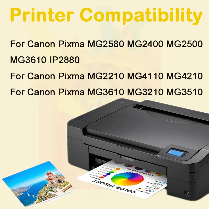 Cartucho de tinta pg140 cl141 PG-140 CL-141 140 141 Compatible con impresora Canon Pixma MG3110 MG3210 MG3510 MG2210 MG4110 MX474 - imagen 3