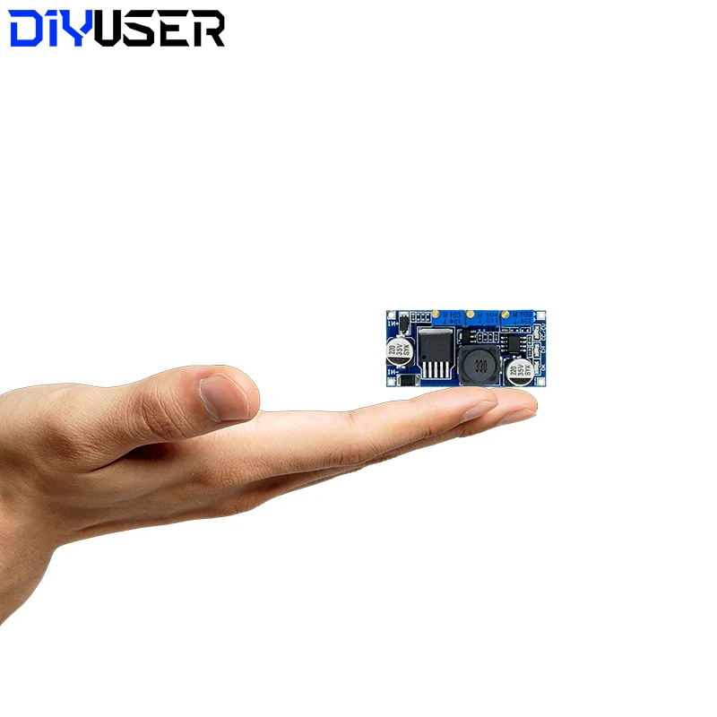 DIYUSER-DC-DC de Controlador LED LM2596, fuente de alimentación CC/CV ajustable, cargador de batería, corriente constante LM2596S - imagen 5