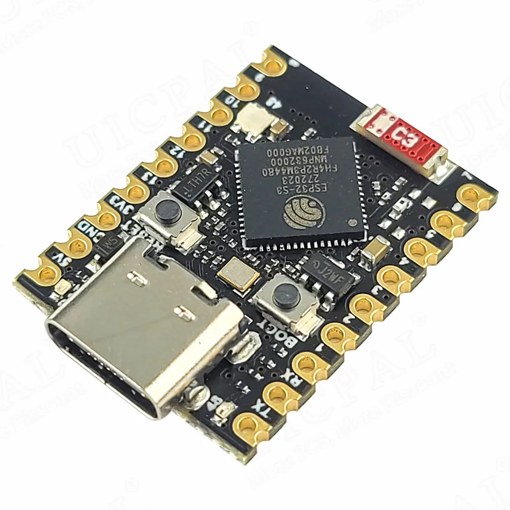 MINI ESP32-S3 Placa de desarrollo BT 5,0 módulo Wifi para Internet de las cosas RISC-V 23,5mm * 18mm baja potencia 18 pines 4M Flash ESP32 S3 - imagen 5