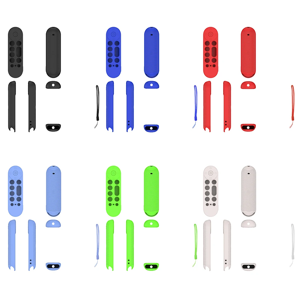 Funda protectora de silicona para mando a distancia, funda protectora antideslizante que brilla en la oscuridad para Google TV Streamer 4K Voice Remote Cover - imagen 4