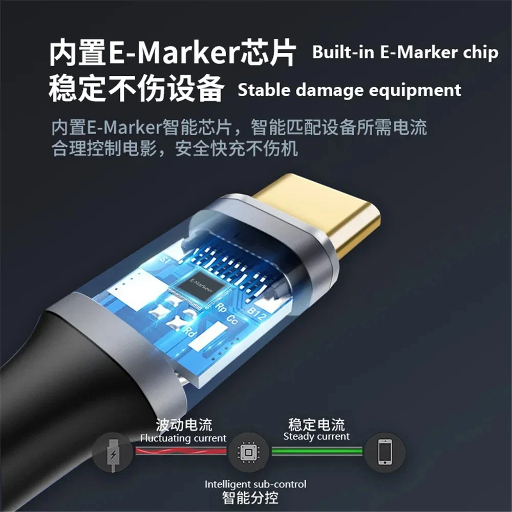 Nuevo Cable de extensión USB C macho a hembra tipo C USB3.1 Gen1 Cable extensor completo USB C 60W 3A 10gbps cables de datos de carga - imagen 3