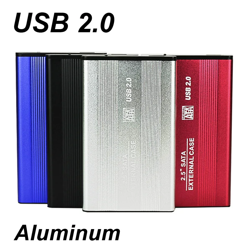 USB 3,0/2,0 caja de disco duro de 2,5 pulgadas HDD caja externa Caddy de aluminio 2,5 "Sata HDD luz LED para ordenador tipo C - imagen 4