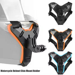 Soporte para casco de motocicleta, soporte para GoPro Hero11 10 9 8 7 6 5 4 3 OSMO EKEN SJCAM, accesorio de soporte para cámara deportiva de acción