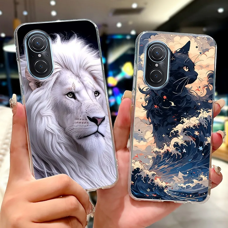 Para Huawei Nova 9 SE funda Nova9 Pro funda pintada de flores de lujo funda de teléfono delgada suave para Huawei Nova 9 Pro Nova9 SE Fundas bolsas - imagen 2