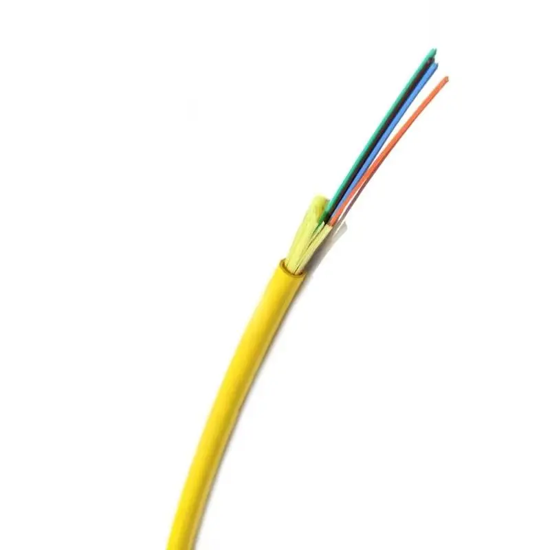 Cable de fibra óptica paquete de 6 núcleos GJFJV-6 interior G652D G657A OM1 OM2 OM3 OM4 50/125 62.5/125um SM MM 6 cables de fibras ELINK 100Mtr - imagen 4