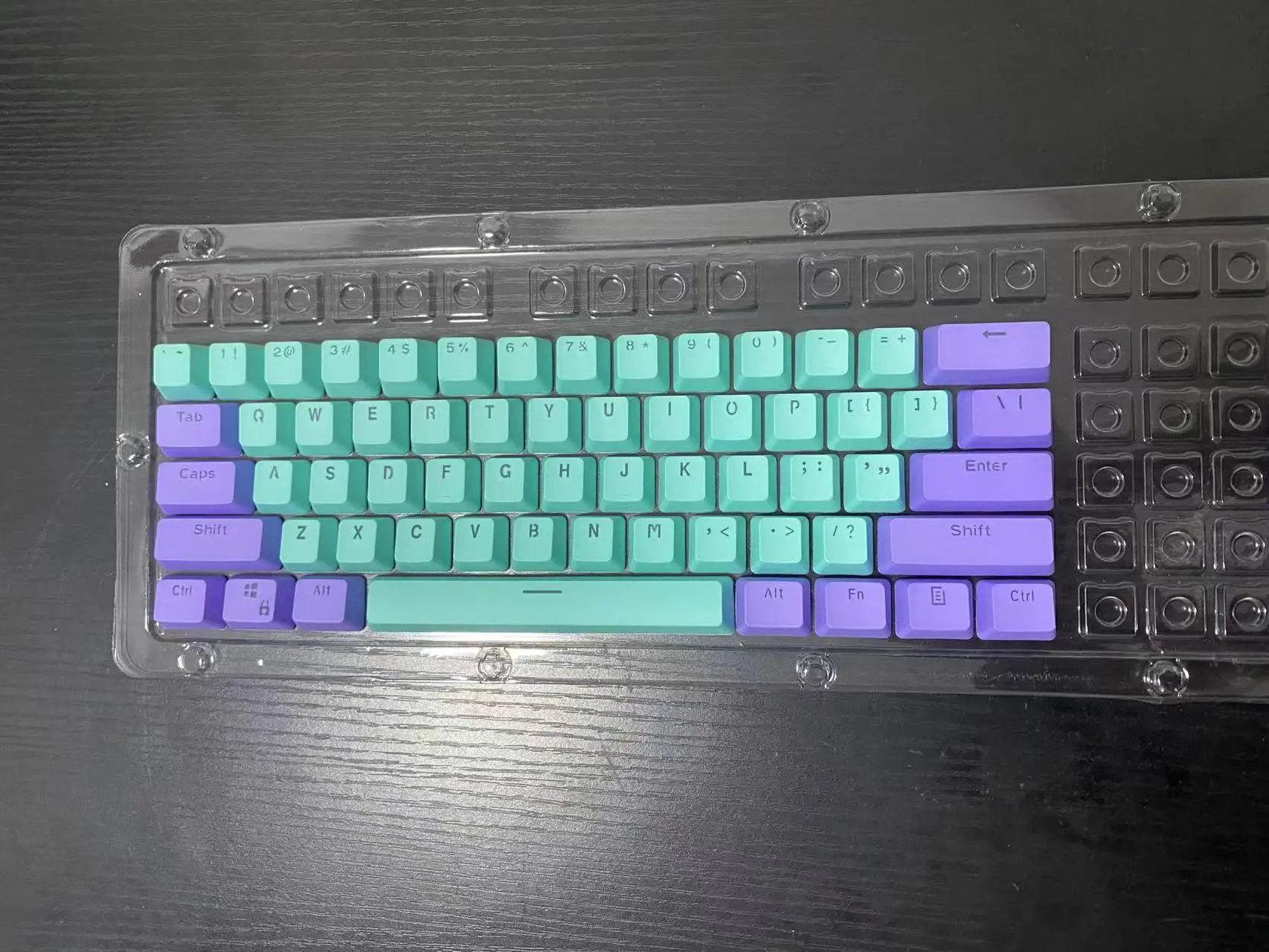 Purple Cyan 61 Key