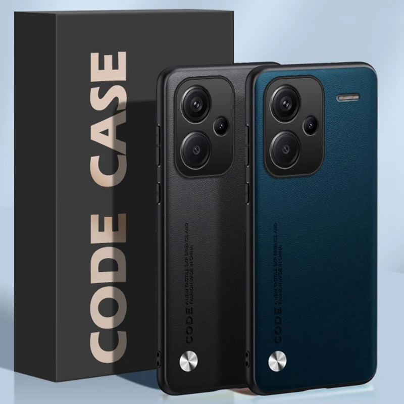 Funda de cuero PU de lujo para Xiaomi Redmi Note 13 Pro Plus, funda trasera de silicona con protección completa para teléfono Redmi Note 13 Pro + - imagen 3