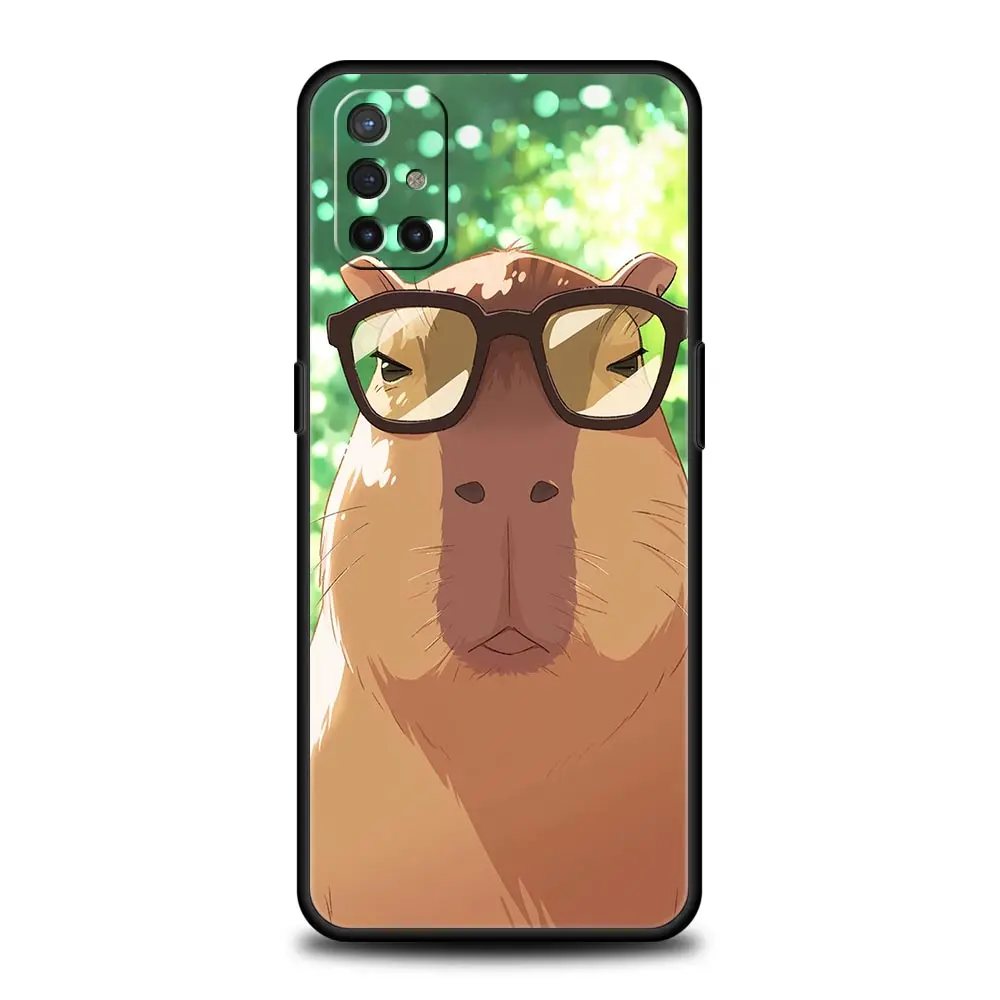 Funda de teléfono Anime Capybara Porpoise para OnePlus 13 12 11 10 9 8 7T Pro 13R 12R 10R 9RT 8T Nord N200 N30 2T CE 2 3 5G Lite - imagen 2