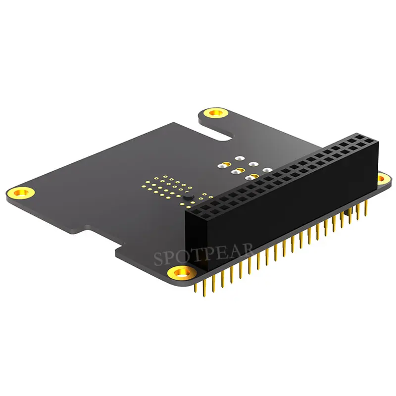 Placa de expansión de ranura Raspberry Pi 5 PCIe x1, alimentación externa de 12V, conector FFC a GPIO estándar de 40 pines - imagen 2