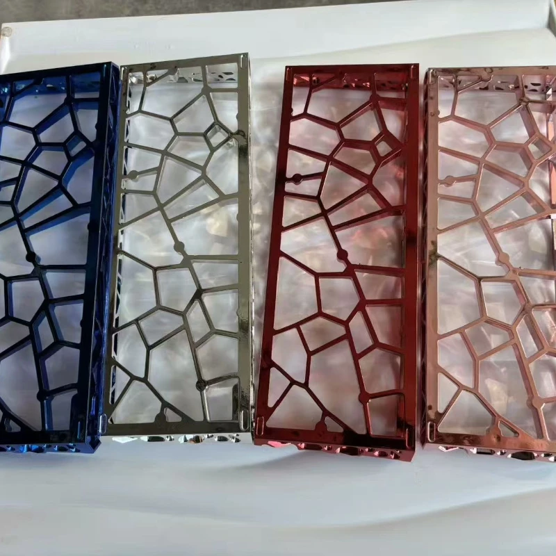 Caja de teclado hueca GH60, Material ABS, revestimiento de espejo PVD, adecuado para teclado mecánico Wooting60 Mad60, regalo de modificación DIY