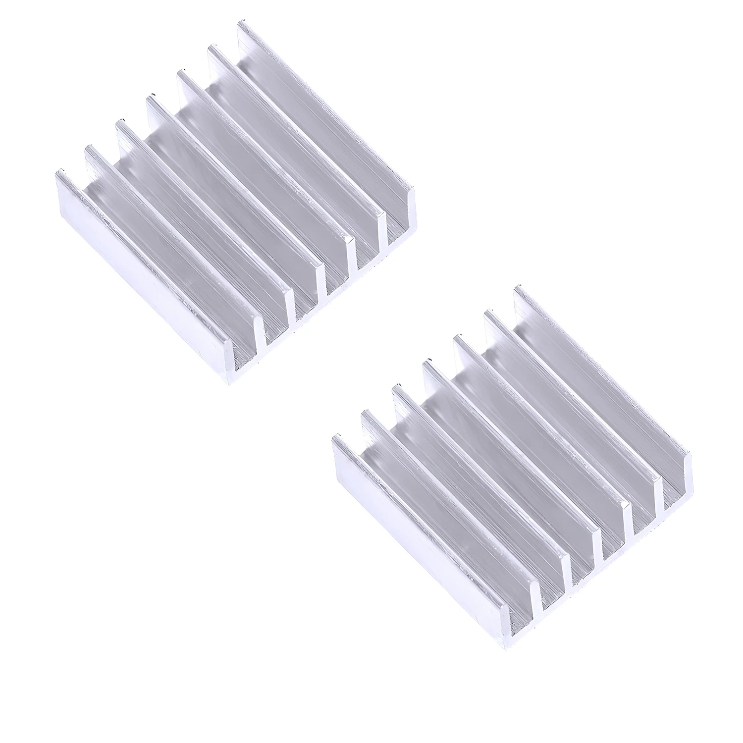YOUNUON Disipadores de calor aluminio plateado 14x14x6mm