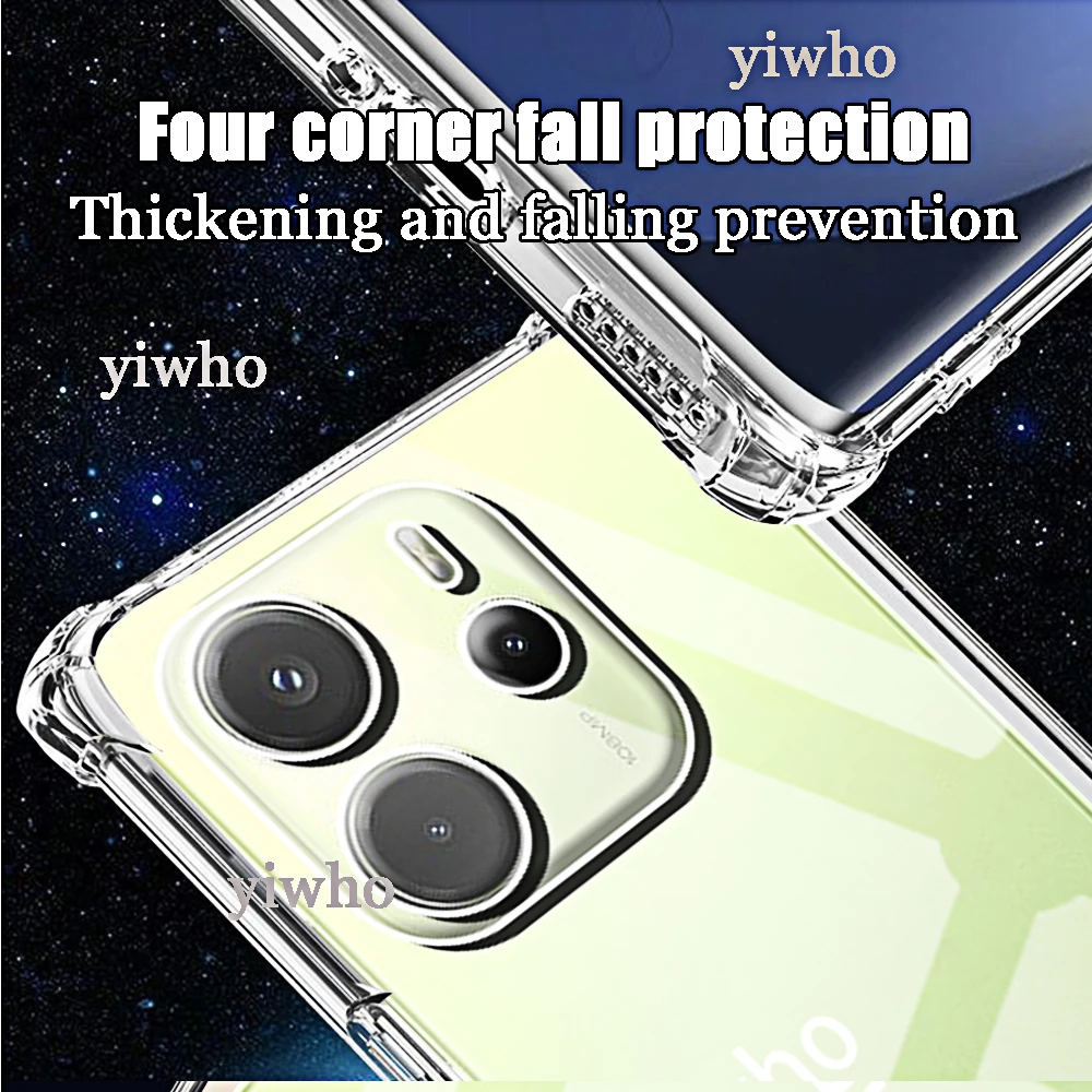 Funda de teléfono a prueba de golpes para Xiaomi Redmi Note 14 4G 14Pro 14Proplus 5G, fundas traseras transparentes Clera Note14 14 Pro + fundas de teléfono - imagen 2