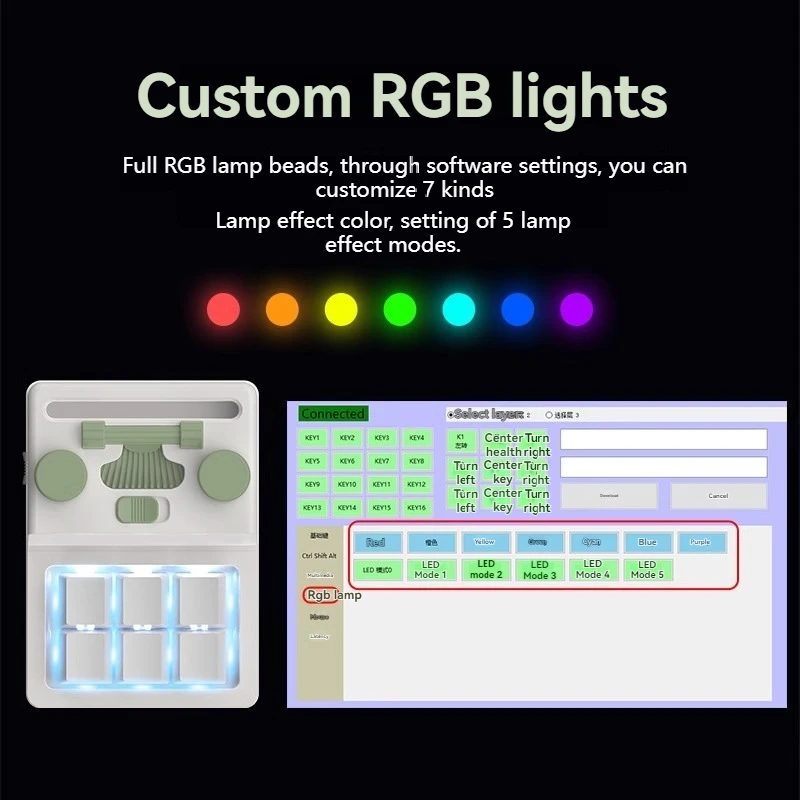 Teclado de tres modos RGB, tecla completa personalizada, intercambiable en caliente, perilla de teclado personalizado, Teclado mecánico de oficina multifunción Bluetooth - imagen 5