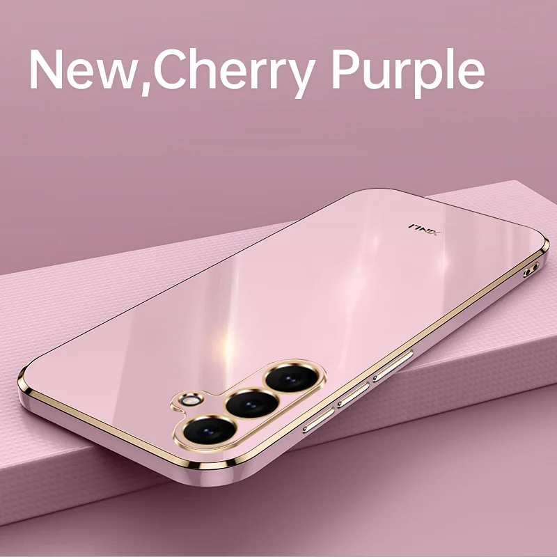 Para Samsung Galaxy S25 + funda suave de TPU para Samsung Galaxy S25 Plus funda protectora de cámara antihuellas - imagen 2