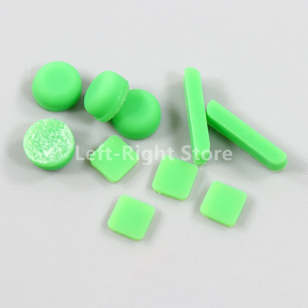 3 juegos de repuesto para NDSi XL, cubierta de tornillos de pantalla LCD superior, tapón de goma para tornillo de consola DSIXL LL, cubierta de pies de goma - imagen 5