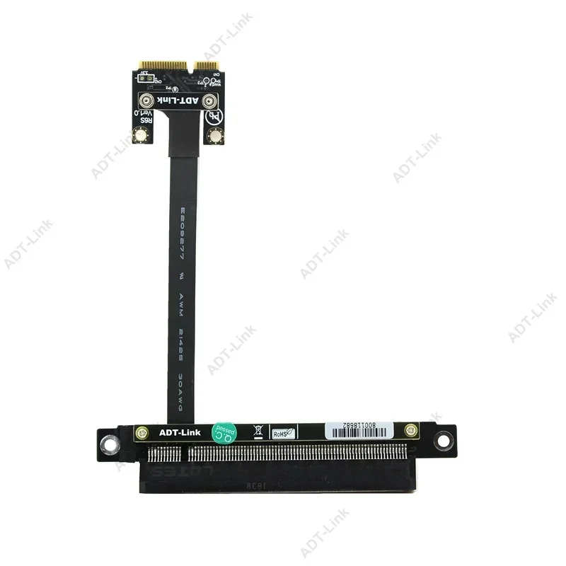 ADT-Link Mini-PCIe a x16 Cable elevador tarjeta de red Wifi inalámbrica extensión PCI-E x16 tarjeta gráfica de vídeo adaptador extensor mPCI-e - imagen 4