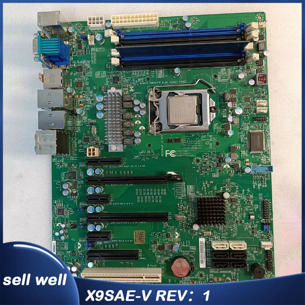 Placa base industrial LGA 1155 X9SAE-V REV:1 - imagen 2