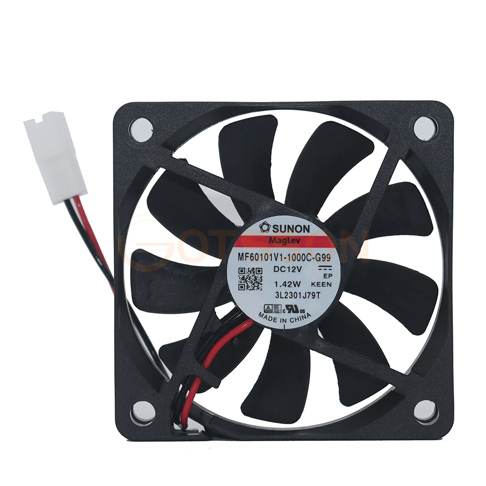 Ventilador de refrigeración para sunon MF60101V1-1000C-G99 6010, 6CM, 60mm x 60x10mm, DC12V, 1,42 w