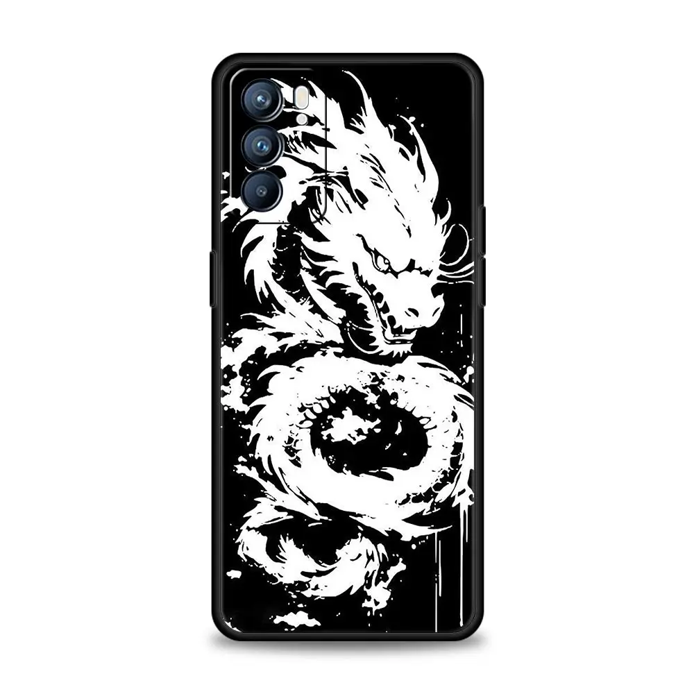 Funda de teléfono Dragon para Oppo Reno14 Reno13 Reno12 11 F 10 Find X5 X9 Pro A54 5G A53 A52 A9 A16 A74 A78 4G A79 A80 A98 - imagen 4